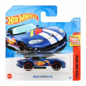 Машинка Базова Hot Wheels Dodge Viper RT/10 Then and Now 1:64 HCV80 Blue - Retromagaz