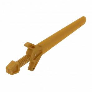 Оружие Lego Меч Greatsword Angular 48495 4278076 Pearl Gold Б/У