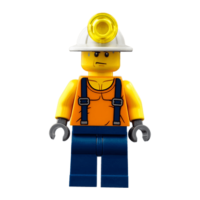 Фигурка Lego Construction 973pb2922 Miner Mining Helmet Sweat Drops City cty0847 Б/У - Retromagaz