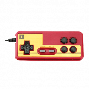 Геймпад Проводной RMC Famicom Dendy Dendy Junior / Subor 8 Bit 9pin Red 2m Новый