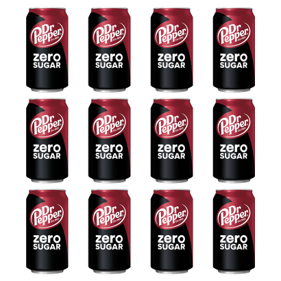 Набор Напиток Dr Pepper Zero Diet 330ml 12шт - Retromagaz