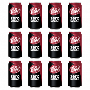 Набор Напиток Dr Pepper Zero Diet 330ml 12шт - Retromagaz