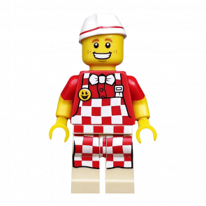 Фігурка Lego Series 17 Hot Dog Vendor Collectible Minifigures col291 1 Б/У