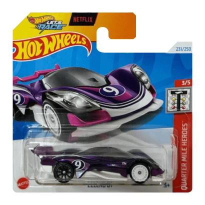 Машинка Базова Hot Wheels Celero GT Super Treasure Hunt STH Quarter Mile Heroes 1:64 HTF42 Purple - Retromagaz