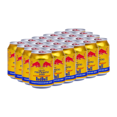 Упаковка Безалкогольного Енергетичного Напою Red Bull Krating Daeng 250 мл x 24 шт - Retromagaz