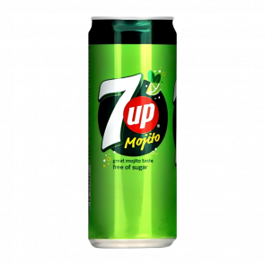 Напій 7UP Mojito Zero 330ml - Retromagaz