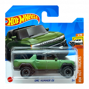 Машинка Базовая Hot Wheels GMC Hummer EV Hot Trucks 1:64 HKK58 Green - Retromagaz