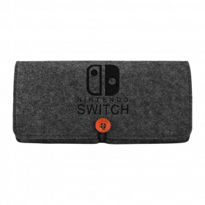 Чехол Мягкий RMC Switch OLED Model Lite Soft Bag with Logo Dark Grey Новый - Retromagaz