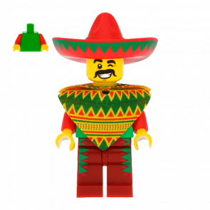 Фигурка Lego The Lego Movie Taco Tuesday Guy Cartoons tlm012 Б/У