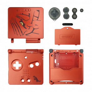 Корпус RMC Game Boy Advance SP Groudon Limited Edition Red Новый - Retromagaz