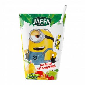 Сік Jaffa Мультивітамінний з М'якоттю Minions 125ml - Retromagaz