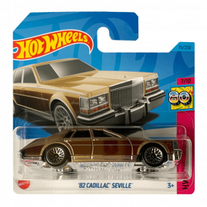 Машинка Базовая Hot Wheels '82 Cadillac Seville The `80S 1:64 HKG85 Tan - Retromagaz