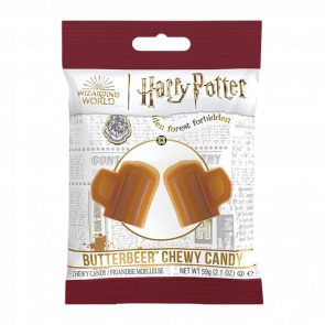 Конфеты Жевательные Jelly Belly Butterbeer Chewy Candy Harry Potter - Retromagaz