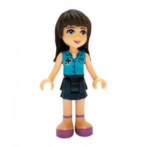 Фигурка Lego Girl Sophie Dark Blue Skirt Friends frnd159 Б/У - Retromagaz