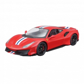 Машинка Bburago Ferrari 488 Pista Race & Play 1:24 Red - Retromagaz