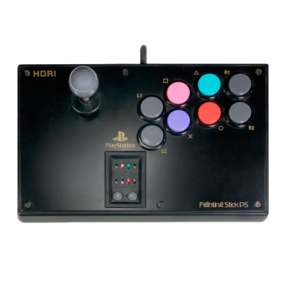 Геймпад Проводной Hori PlayStation 1 Arcade Joystick Fighting Stick PS HPS-07 Black 1.5m Б/У - Retromagaz