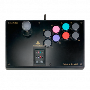 Геймпад Дротовий Hori PlayStation 1 Arcade Joystick Fighting Stick PS HPS-07 Black 1.5m Б/У - Retromagaz