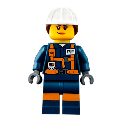 Фигурка Lego Construction 973pb2991 Miner Female Explosives Engineer City cty0877 Б/У - Retromagaz