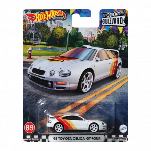 Машинка Premium Hot Wheels '95 Toyota Celica GT-Four Boulevard 1:64 GJT68/HKF33 White - Retromagaz