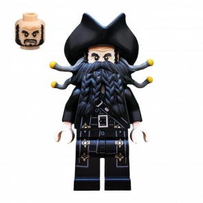 Фигурка Lego Pirates of the Caribbean Blackbeard Films poc007 Б/У