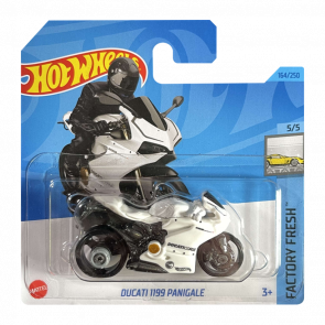 Машинка Базова Hot Wheels Ducati 1199 Panigale Treasure Hunts Factory Fresh 1:64 HKL05 White - Retromagaz