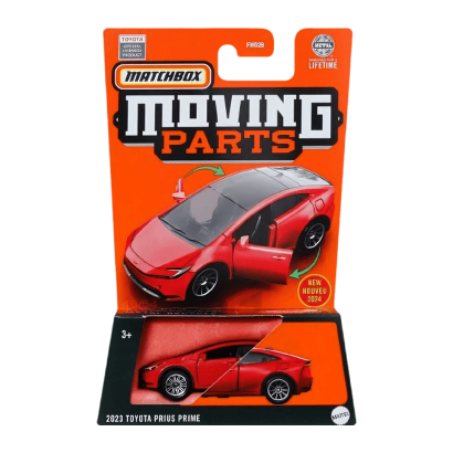 Тематическая Машинка Matchbox 2023 Toyota Prius Prime Moving Parts 1:64 FWD28/HVM75 Red - Retromagaz