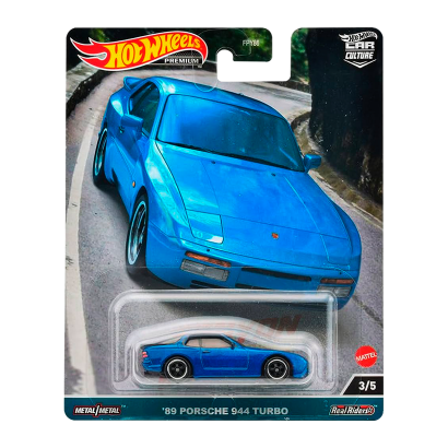 Машинка Premium Hot Wheels '89 Porsche 944 Turbo Canyon Warriors 1:64 HKC56 Blue - Retromagaz