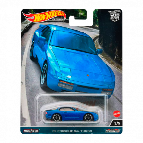 Машинка Premium Hot Wheels '89 Porsche 944 Turbo Canyon Warriors 1:64 HKC56 Blue - Retromagaz