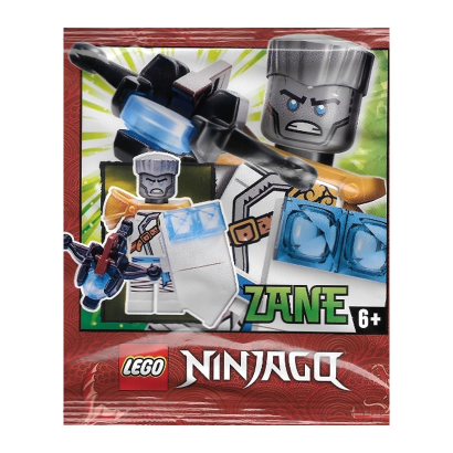 Конструктор Lego Фигурка Zane Foil Pack #7 Hero Hair Ninjago 892173 njo690 Новый - Retromagaz