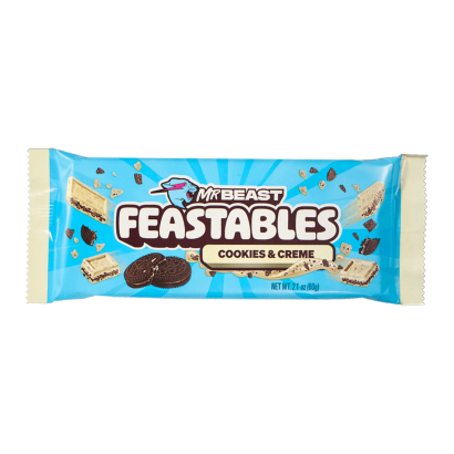 Батончик MrBeast Feastables Cookies & Creme King Size 60g - Retromagaz