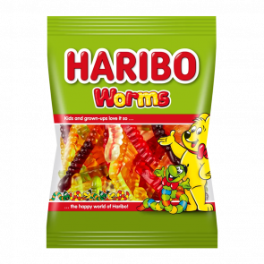 Цукерки Жувальні Haribo Worms 100g - Retromagaz