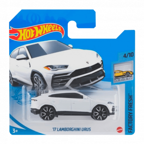 Машинка Базовая Hot Wheels '17 Lamborghini Urus Factory Fresh 1:64 GTB95 White