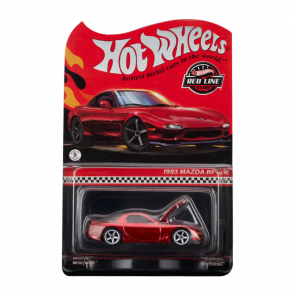 Машинка Premium Hot Wheels 1993 Mazda RX-7 R1 Red Line Club RLC 1:64 HWF04 Red