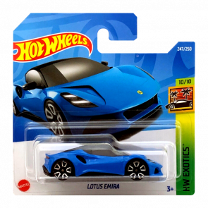 Машинка Базовая Hot Wheels Lotus Emira Exotics 1:64 HCT00 Blue - Retromagaz