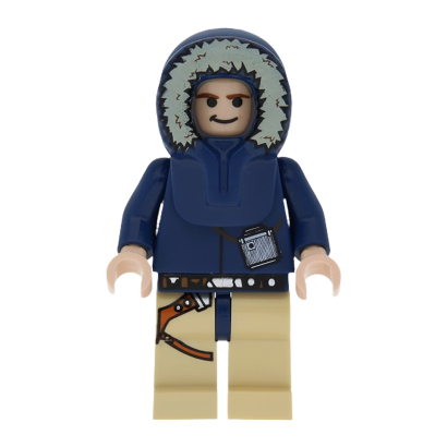 Фігурка Lego Повстанець Han Solo Light Nougat Parka Hood Star Wars sw0253 Б/У - Retromagaz