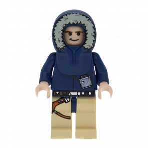 Фигурка Lego Повстанец Han Solo Light Nougat Parka Hood Star Wars sw0253 Б/У