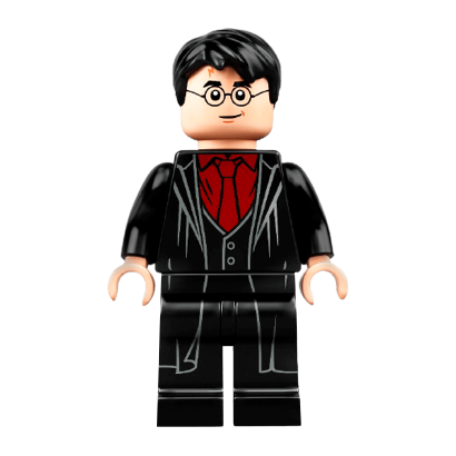 Фігурка Lego Harry Potter Dark Red Shirt and Tie Black Robe Films hp232 Б/У - Retromagaz