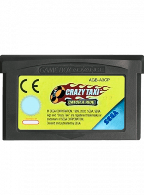 Гра RMC Game Boy Advance Crazy Taxi: Catch a Ride Англійська Версія Тільки Картридж Б/У