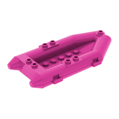 Для Судна Lego Основа Rubber Raft Small 30086c01 75977 6133796 Magenta Б/У - Retromagaz