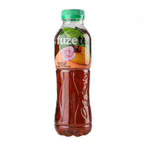 Чай Холодний Fuze Tea Чорний Персик-Троянда 500ml - Retromagaz