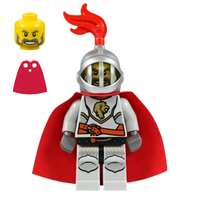 Фигурка Lego Kingdoms Lion Knight Breastplate with Lion Head Castle cas459 Б/У - Retromagaz